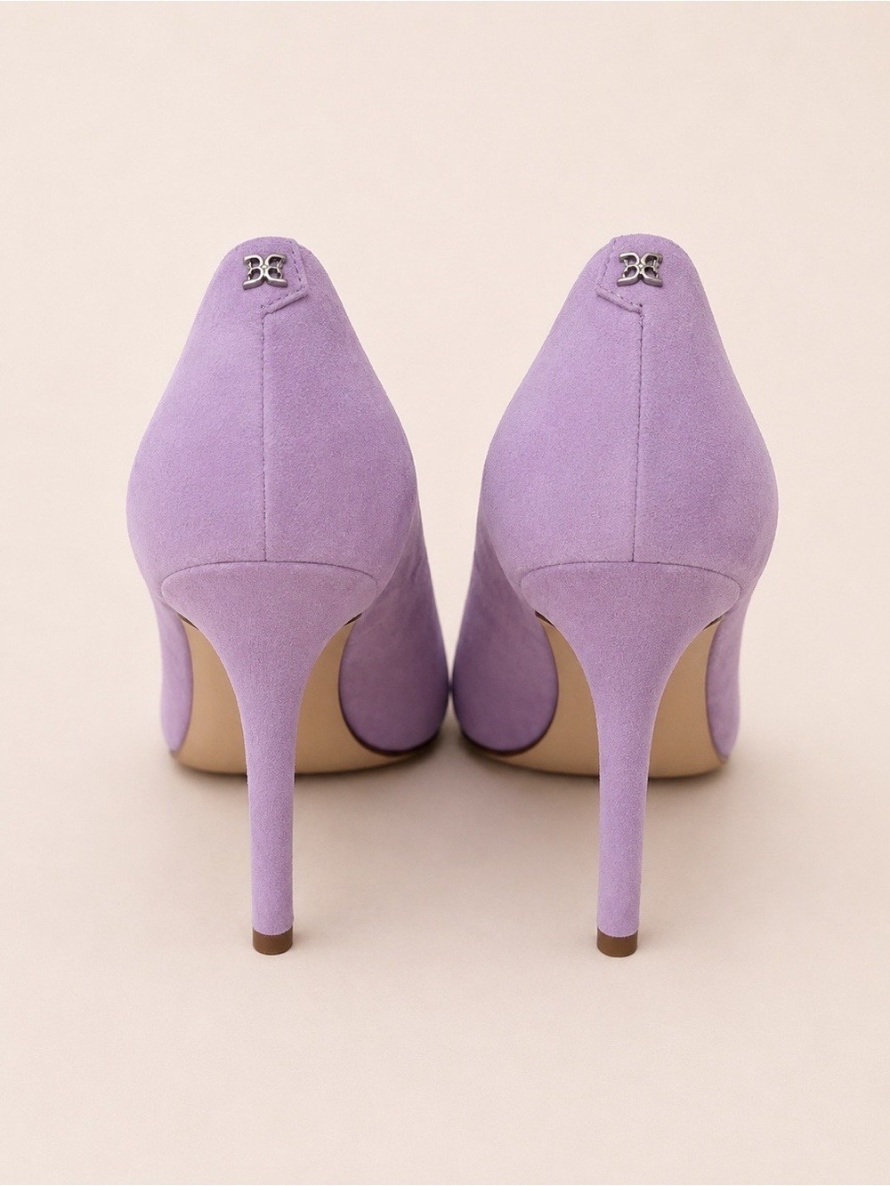 Sam Edelman Hazel - Lilac Suede Pointed Toe Pumps - Picture 3 of 8